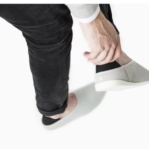 Mahabis Outdoor canvas slipper in Koge Gray